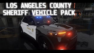 FiveM Los Angeles County Sheriffs Vehicle Pack  DebadgedGeneric Tebex [upl. by Anitrebla]