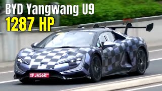 BYD Yangwang U9 Testing At The Nürburgring [upl. by Yffub]