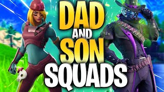 Fortnite Squads With My Oldest Son NOLAN Dad and Son Squads [upl. by Guod222]