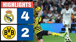 Real Madrid gegen Dortmund 4  2  HIGHLIGHTS  Champions League 202425 [upl. by Atcele]