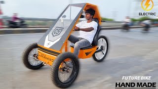 How to make hybrid comfortable Tricycle at home [upl. by Esoj]