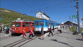 Mount Rigi Ascent by train from Vitznau Switzerland [upl. by Ortrud]