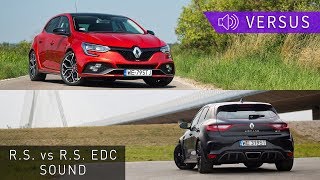 Renault Megane RS 2018 sound comparison  manual vs EDC  Project Automotive [upl. by Areek]