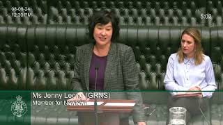 08082024 Jenny Leong MP speaks on the devastating impact of balloons on marine wildlife [upl. by Kusin]