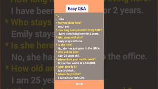 English Easy QampA [upl. by Maril135]