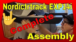 Nordictrack EXP 14i Treadmill Complete Assembly No Unnecessary Dialogue [upl. by Salvadore55]