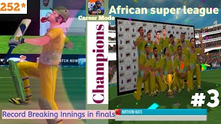 Record Breaking Innings in Final WCC2 Career mode gameplay Part 3 Jai Kinetic Gaming [upl. by Gillie]