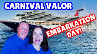 Embarking On The Carnival Valor Let The Adventure Begin [upl. by Gariepy]