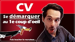 Astuce CV  Attirer le recruteur sur ton CV 🔥tuto WORD [upl. by Kathlene343]