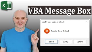 How to Master the VBA Message Box in 6 Minutes [upl. by Htebazila]