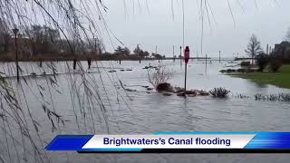 Coastal Flooding in Brightwaters NY [upl. by Cumings]