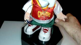 Gemmy Dancing Rapping Bling Santa Clause Jingle Bell Rap [upl. by Farrow]