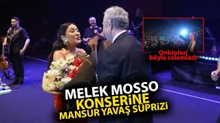 Melek Mosso konserine Mansur Yavaş sürprizi Salon bir anda coştu [upl. by Eelrebma595]