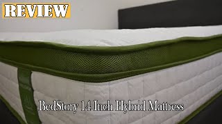 BedStory 14 Inch Hybrid Mattress Review  Is It Worth It [upl. by Granese]