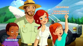 Adventure of Lassie And Zoe  Theme Song In English  Popular Cartoon In English PowerKidstv [upl. by Cheatham]