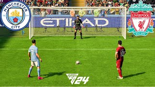 FIFA 24  Ronaldo vs Messi  Manchester City vs Liverpool  Penalty Shootout  PS5 Gameplay [upl. by Idel]