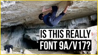 Is Barefoot Charles new boulder Font 9AV17 [upl. by Rachele]