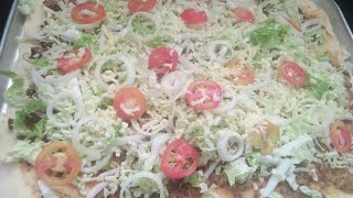 Healthy Veggie Pizza Recipe  Taco Pizza Recipe  Veggie Shawarma Pizza Recipe [upl. by Yrahk943]