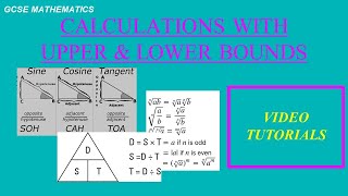 GCSE Mathematics Calculations with Upper Bounds and Lower Bounds basic calculations Grade 7 [upl. by Siloa58]