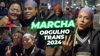 COMO FOI A MARCHA DO ORGULHO TRANS 2024 EM SÃƒO PAULO JET DE MALOKA IMPONENTE [upl. by Aknaib]