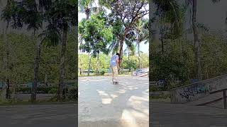 learned 🐬 flip 👠 flip and backside bigspin sorry for the low qualityskateboarding [upl. by Anelrac]