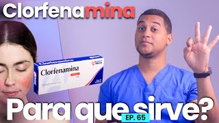 CLORFENAMINA PARA QUE SIRVE  3 COSAS [upl. by Erual634]