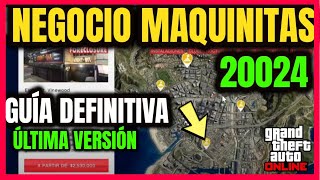 🔥GUÍA  GANA MILLONES MUCHO DINERO FACIL solo y sin ayuda GTA 5 ONLINE 20024 Negocio MAQUINITAS [upl. by Michaela]