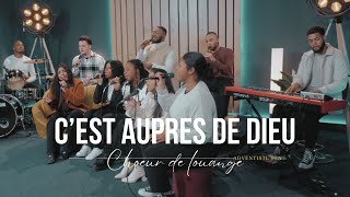 Cest auprès de Dieu  Chœur de Louange voix LIVE adventisteffn [upl. by Anitrebla]