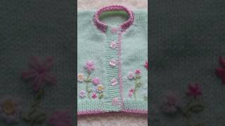 Very stylish handknitting baby sweater design [upl. by Sigrid859]