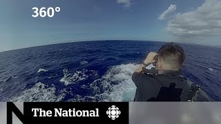 The view from aboard HMCS Chicoutimi 360 [upl. by Selestina]