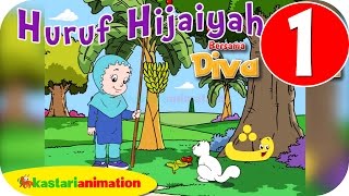 Huruf Hijaiyah bersama Diva full version  part 1   Kastari Animation Official [upl. by Oicinoid]