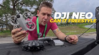 Can the DJI Neo fly freestyle [upl. by Bohannon987]