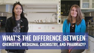 Whats the difference between Chemistry Medicinal Chemistry and Pharmacy [upl. by Nine]