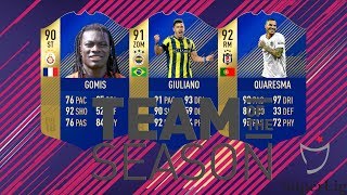 FIFA18 TÜRKISCHE SÜPER LIG TEAM OF THE SEASON TOTS PREDICTION FIFA 18 ULTIMATE TEAM SERKAN ISAK [upl. by Elga2]