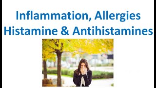 Inflammation Allergies amp AntihistaminesH1 amp H2 Antagonists medicinal pharmacy MajidAli2020 [upl. by Eimirej]