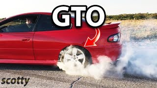 Pontiac GTO 2005 Limited with Burnout  with Scotty Kilmer [upl. by Allimac]