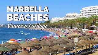 MARBELLAS BEACHES  Costa del Sol  Spain [upl. by Paquito]