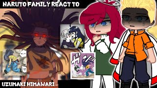 Naruto Family React To Himawari GachaClub BorutoTwoBlueVortex [upl. by Laszlo]