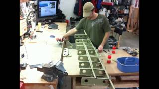 Vans RV10 Build Vid 24 HS Riveting 1 [upl. by Ellennaj]