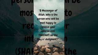 Who can receive Prophet SAW Shafaat islam intercession prophetmuhammad hadith short [upl. by Mena]