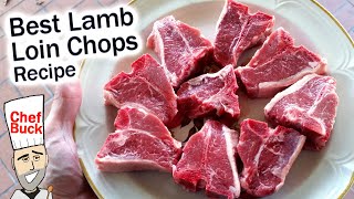 Best Lamb Loin Chops in a Skillet [upl. by Kaine]