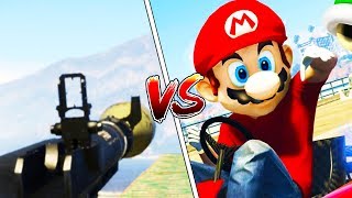 SUPER MARIO VS RPG  GTA 5 ONLINE FUNNY MOMENTS [upl. by Ahsatel]