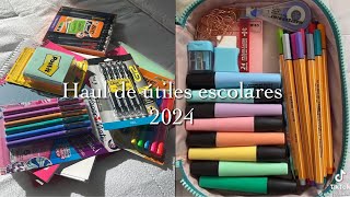 Haul de Utiles Escolares 2024 l StationeryPal [upl. by Nhguaval870]