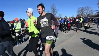 40th Mid Winter Classic 10 Miler Start [upl. by Ellasal530]