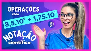 NOTAÇÃO CIENTÍFICA  OPERAÇÕES COM NÚMEROS EM NOTAÇÃO CIENTÍFICA  matemática 9 ano [upl. by Alleuqcaj]