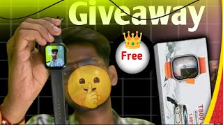 T800 Ultra 2 Smart watch Unboxing and review Giveaway smartwatch ￼T800 ultra 2 ViomUnboxing [upl. by Germin60]