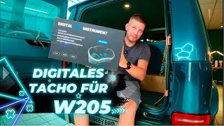 Digitales Tacho Upgrade für den Mercedes W205 Einfache Installation und Test [upl. by Yrrehc]