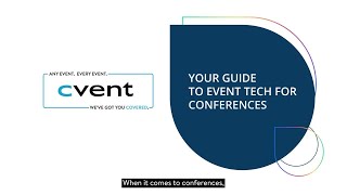 Cvent event tech for conferences [upl. by Adirahs935]