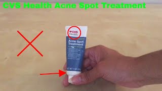 ✅ How To Use CVS Health Acne Spot Treatment Review [upl. by Bayer672]