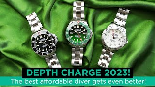 The NEW Depth Charge Watches 2023  The best affordable diver ever gets even better [upl. by Orlena360]